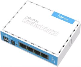 Маршрутизатор Mikrotik, RouterBOARD, портов: 4, LAN: 3, антенн: 1, 28х89х113 мм (ВхШхГ), цвет: белый, RB941-2nD