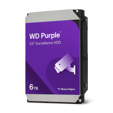 Жёсткий диск WD Purple, 6 ТБ, SATA, 5 400 rpm, WD64PURZ