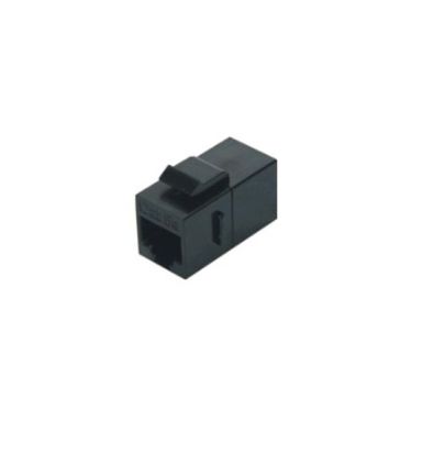 Проходной адаптер (coupler) Hyperline CA2-KJ-C5E-BK