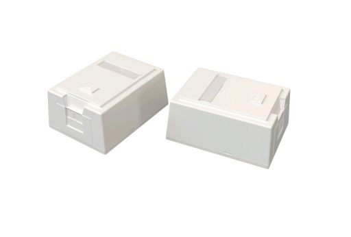 Коробка для настенного монтажа Hyperline SBB4-1-WH