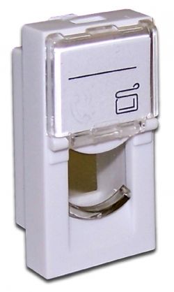 Вставка в розеточную панель Lanmaster LAN-SIP-22L-WH