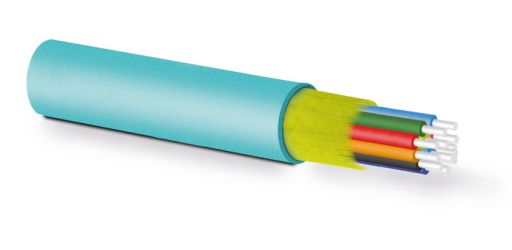 Кабель волоконно-оптический Hyperline FO-MC3-IN-503-12-LSZH-AQ