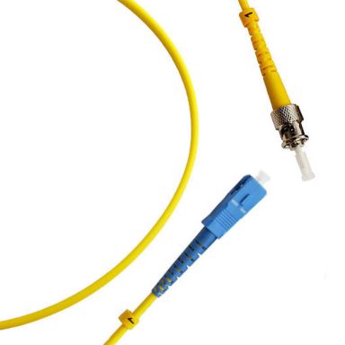 Коммутационный шнур оптический Cabeus FOP(s)-9-SC-ST-15m