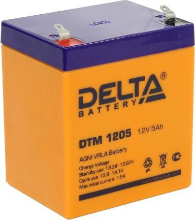 Аккумулятор для ИБП Delta Battery DTM 1205