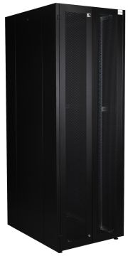 Шкаф серверный напольный Datarex, IP20, 47U, 2232х800х1000 мм (ВхШхГ), дверь: двойная распашная, перфорация, боковая панель: сплошная съемная, разборн