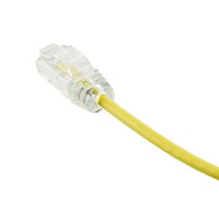 Шнур комм. Panduit, кат. 6A, неэкр., U/UTP, RJ45/RJ45, LSZH, AWG28, 5м, жёлтый