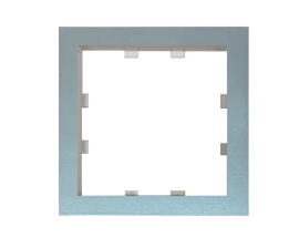 Адаптер Rikett Classic, 55х55 мм (ВхШ), цвет: серебро, (32881 SV)