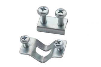 Крепление Eurolan, для кабелей, цвет: сталь, для точек консолидации Q-SLOT, 2- и 3-х слотовых