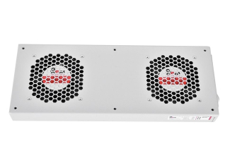 Вентиляторный модуль Rem R-FAN, 230V, 45х432х195 мм (ВхШхГ), вентиляторов: 2, 86 дБ, поток: 300 м3/ч, цвет: серый