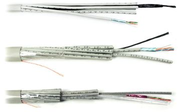 (Архив)Кабель многопарный Hyperline, F/UTP, 100 пар., кат. 5е, Ø 35,7мм, PVC, внутри зданий, цвет: серый