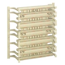 Кросс-панель Panduit GP6, 19", 2HU, 108x110, кат. 6, универсальная, цвет: белый, (GPBW432-X), с ножками
