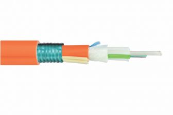 Кабель ВО Eurolan L21 Loose tube,  72хОВ, OS2 9/125, FRHFLTx, Ø 13мм, универсальный, бронированный, цвет: оранжевый