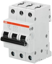 Автоматический выключатель ABB S200, 3 модуль, D класс, 3P, 32А, 6кА, (2CDS253001R0321)