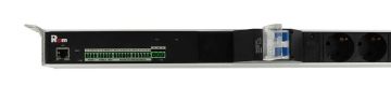 PDU Switched Rem, Schuko х 16, 1863х45х60 мм (ВхШхГ), 32А, 1ф, вход колодка, автомат, алюминий