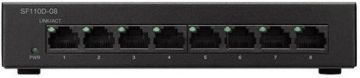Коммутатор Cisco, SF110D-08-EU