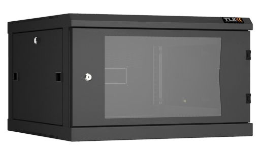 Шкаф телекоммуникационный настенный TLK TWC-066060-R-G-BK
