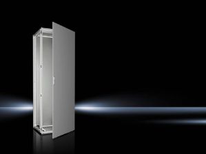 Шкаф телекоммуникационный напольный Rittal VX25, IP55, 50U, 2200х800х600 мм (ВхШхГ), дверь: металл, боковая панель: сплошная, разборный, цвет: серый