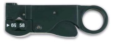 Инструмент для разделки и зачистки Hyperline, RG-58, 59, 62, максимальная длина надреза 12,0 (8,0 + 4,0) мм, (HT-312B)