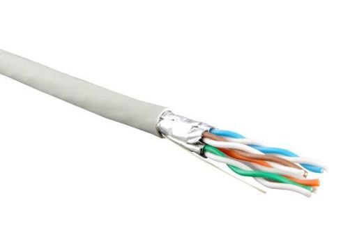 Кабель витая пара Hyperline UFTP4-C6-P26-IN-LSZH-GY-100