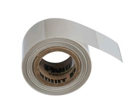 Самоламинирующиеся наклейки Panduit, Ø 12,3, белый, 100 шт