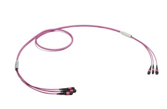Комм. шнур оптический Eurolan, MTP/MTP, OM4 50/125, LSZH (нг(A)-HF), 50м, Ø 6,3мм, пурпурный хвостовик, цвет: пурпурный