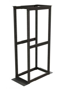 Стойка открытая 19" Hyperline ORK2A, серверная, 47U, 2426х550х850 мм (ВхШхГ), глубина 600 мм, двухрамная, цвет: чёрный
