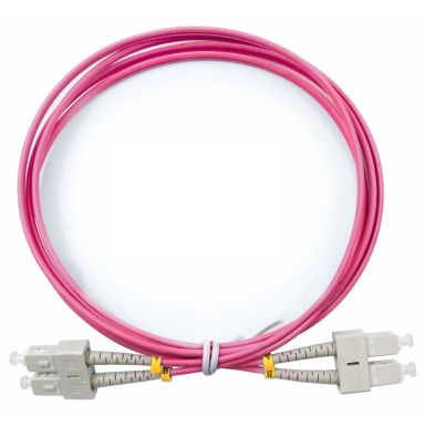 Коммутационный шнур оптический Cabeus FOP-50-OM4-SC-SC-2m