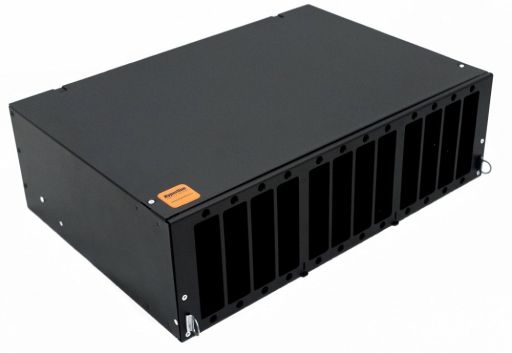 Бокс оптический Hyperline FO-19V-3U-12xSLT-W130H30-96UN-BK