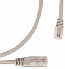 Шнур комм. Belden, кат. 6, неэкр., U/UTP, RJ45/RJ45, PVC, AWG23, 1м, серый