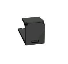 Заглушка Panduit , Mini-Com, 18,3х15,4 мм (ВхШ), угловая, цвет: чёрный (CMBBL-X)