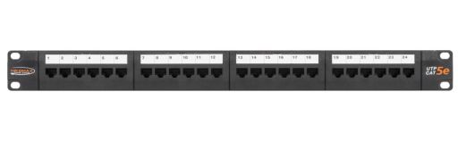 Коммутационная патч-панель Nikomax NMC-RP24UE2-AN-1U-BK