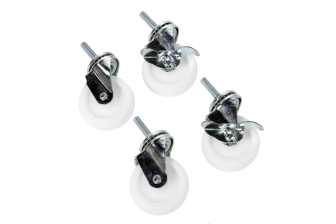 Ролики ЦМО, 2 шт с тормозом, 132,5х45х87,5 мм (ВхШхГ), нагрузка до 50 кг, для стоек СТК и шкафов ШТК-Эконом, 4 шт. в комплекте