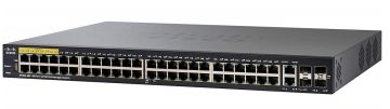 Коммутатор Cisco, SF350-48P-K9-UK