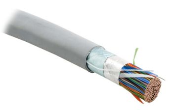 (Архив)Кабель многопарный Hyperline, F/UTP, 100 пар., кат. 3, Ø 25мм, LSZH, внутри зданий, цвет: серый