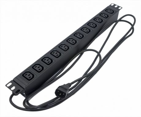 Блок распределения питания Hyperline SHE19-12IEC-2.5IEC