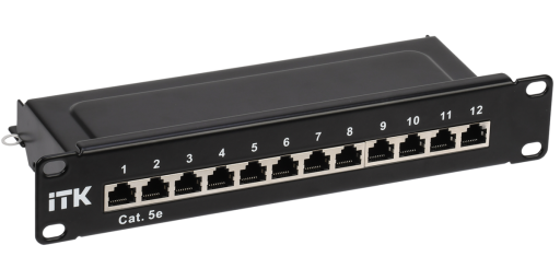 Коммутационная патч-панель ITK PP12-1UC5ES-D05-10