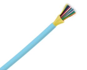 Кабель ВО Panduit Tight Buffer,  4хОВ, OM3 50/125, LSZH, внутри зданий, диэлектрический, цвет: голубой