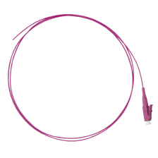 Пигтейл BNH FPT, LC/UPC (MM), OM4 50/125, Simplex, LSZH, 1,5м, цвет: пурпурный