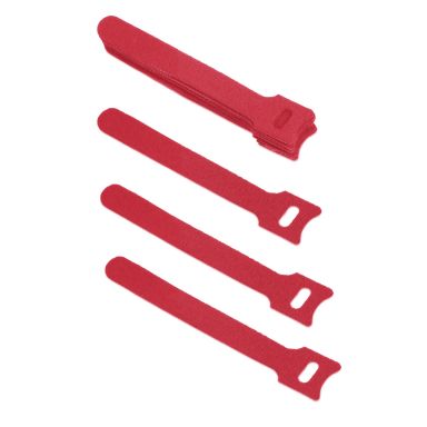 Стяжка кабельная на липучке Cabeus CLAMP-125-RD