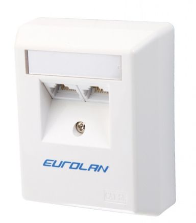Розетка информационная Eurolan 12D-U6-02WT