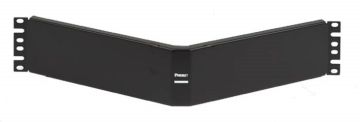 (Архив)Фальш-панель Panduit, неперфорированная, 19", 2HU, 88х482,6х105,7 мм (ВхШхГ), угловая, для патч-панели, цвет: чёрный, цельнометаллическая