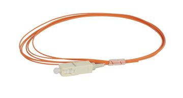 Пигтейл Legrand LCS3, SC/PC, OM2 50/125, 1х2м, белый хвостовик, цвет: оранжевый