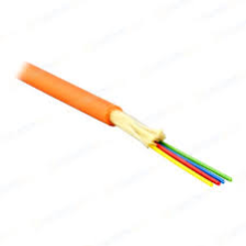 (Архив)Кабель ВО Teldor Tight Buffer, 4хОВ, OM4 50/125, HFFR, Ø 5мм, цвет: оранжевый