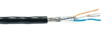 Кабель интерфейсный промышленный Belden, SF/UTP, 3 пар., PVC, Ø 10,7мм, универсальный, цвет: чёрный