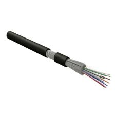 Кабель ВО Hyperline FO-FD-IN/OUT Semi-tight Buffer,  24хОВ, SMF-28 9/125, HFLTx, Ø 11,2мм, универсальный, небронированный, цвет: чёрный