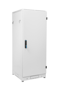 Шкаф телекоммуникационный напольный ЦМО ШТК-М, IP20, 18U, 960х600х800 мм (ВхШхГ), дверь: металл, боковая панель: сплошная съемная, цвет: серый