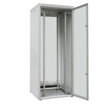 (Архив)Шкаф серверный напольный Zpas ECO-LINE, IP20, 24U, 1188х600х1000 мм (ВхШхГ), дверь: перфорация, боковая панель: сплошная, разборный, цвет: серы