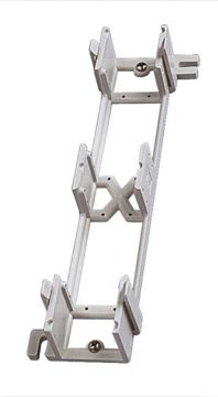 Кронштейн Panduit, настенный, для панелей с 12 портами, цвет: белый