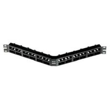 Комм. патч-панель Panduit Mini-Com, 19", 1HU, портов: 48 х Mini-Com, кат. 5е, универсальная, экр., цвет: серый, цельнометаллическая, (CPA48HDBL)