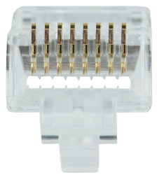 Разъём ITK, RJ45(8p8c), кат. 5е, неэкр., обжимной, 1 шт, цвет: белый